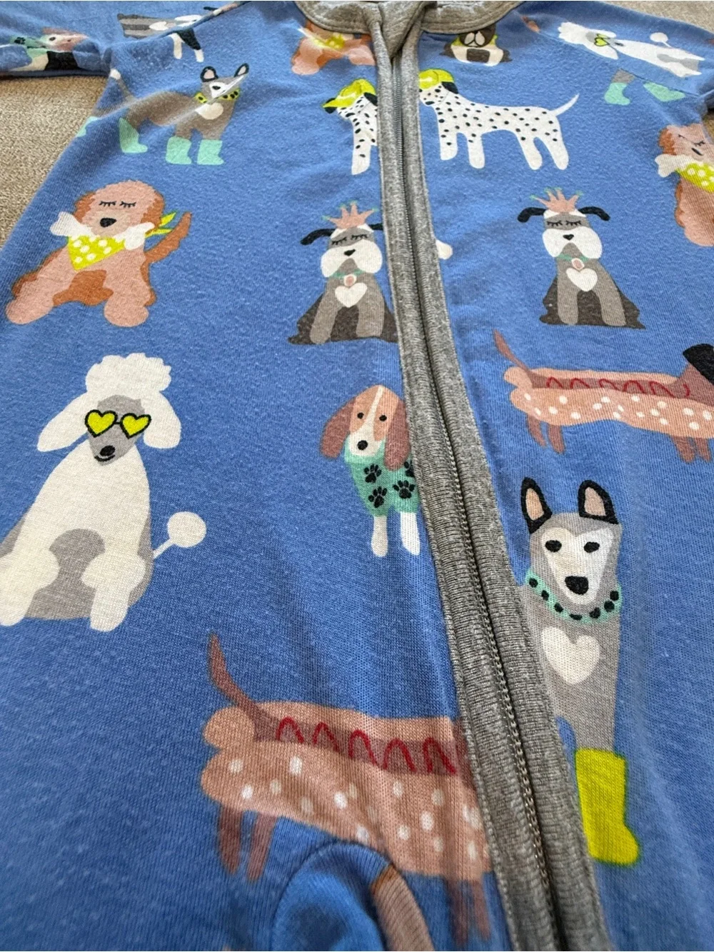 Little Sleepies Dapper Dogs Zippy 0-3 Months